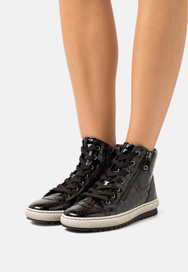 Black Gabor High-Top Trainers Women