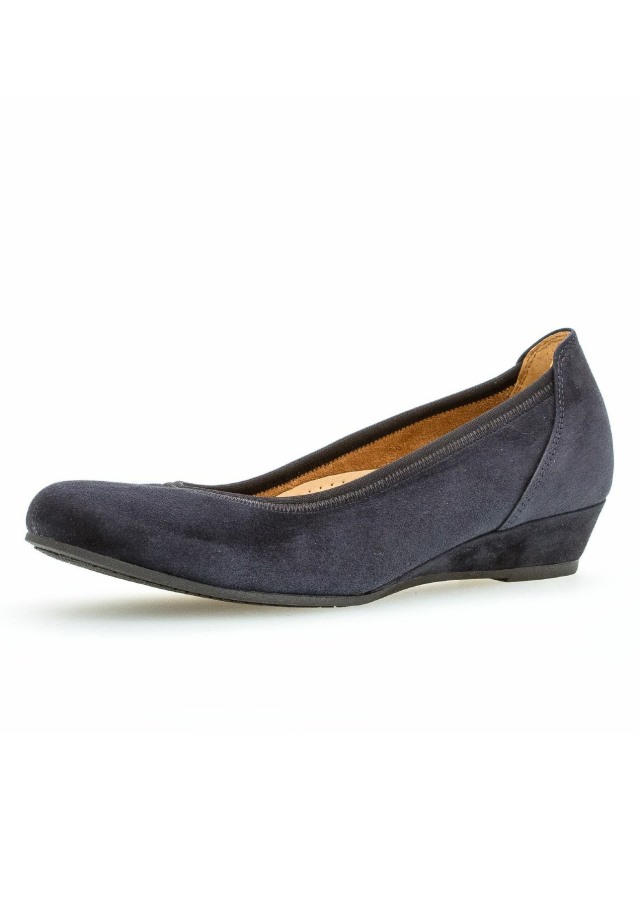 Navy Wedges Gabor