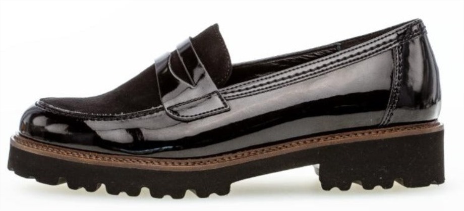 Gabor 7520377 - Crna Lakirana Koža