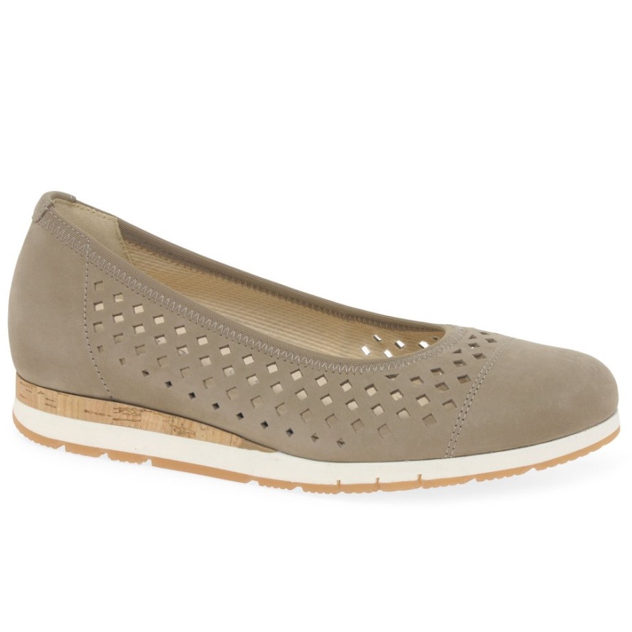 Gabor Berry Ladies Punch Detail Shoes