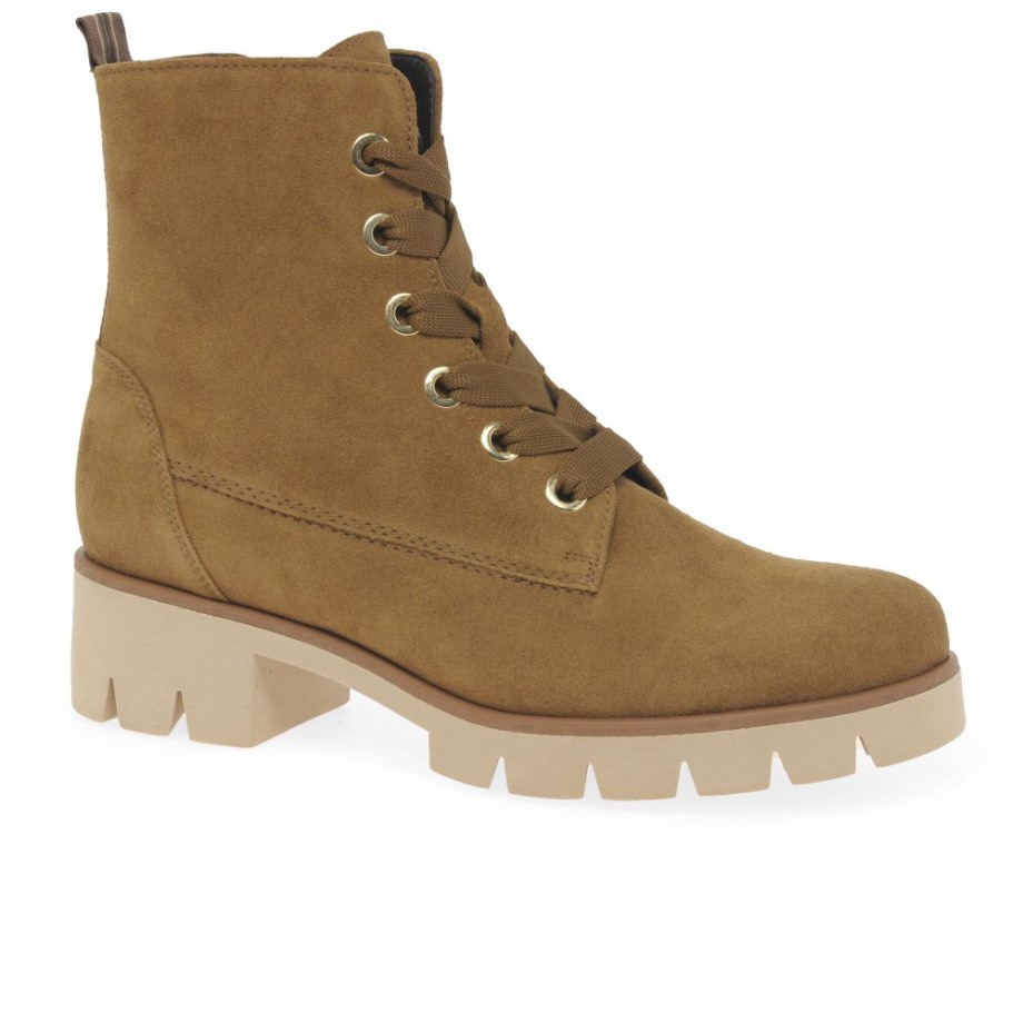 Gabor Lion Suede Baccara Womens Ankle Boots
