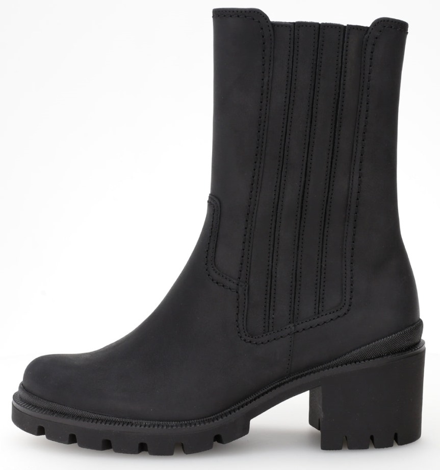 Gabor 7284127 - Crna Nauljena Nubuk Koža