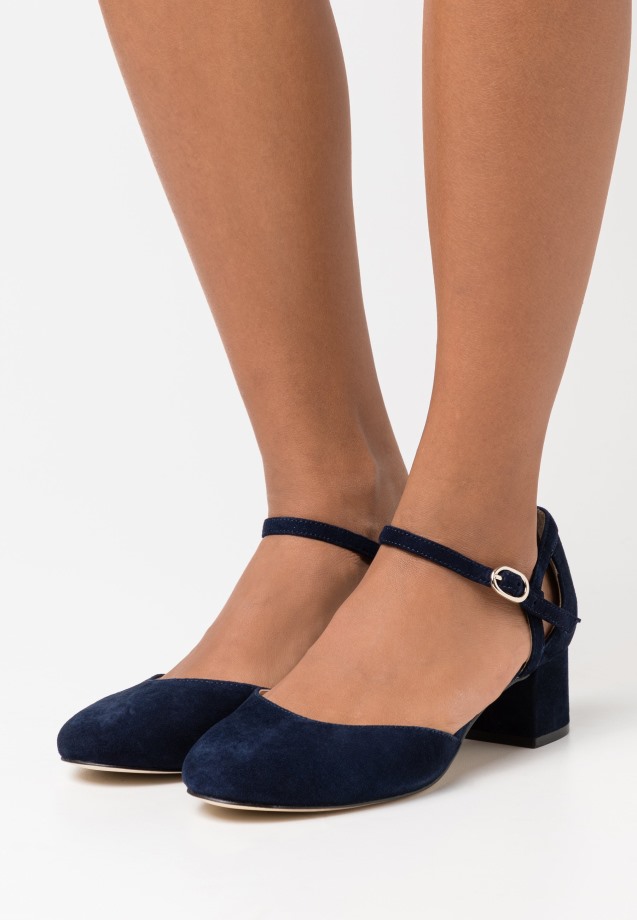 Gabor Leather - Classic Heels Dark Blue