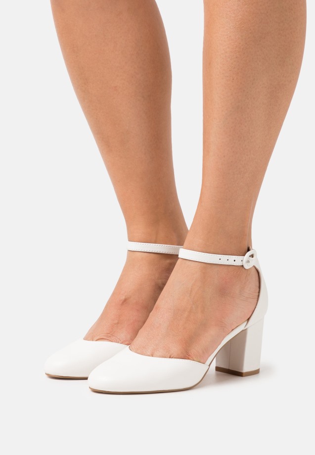 Leather - Classic Heels Gabor White