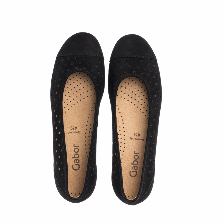 Perf Balletflat Black Gabor
