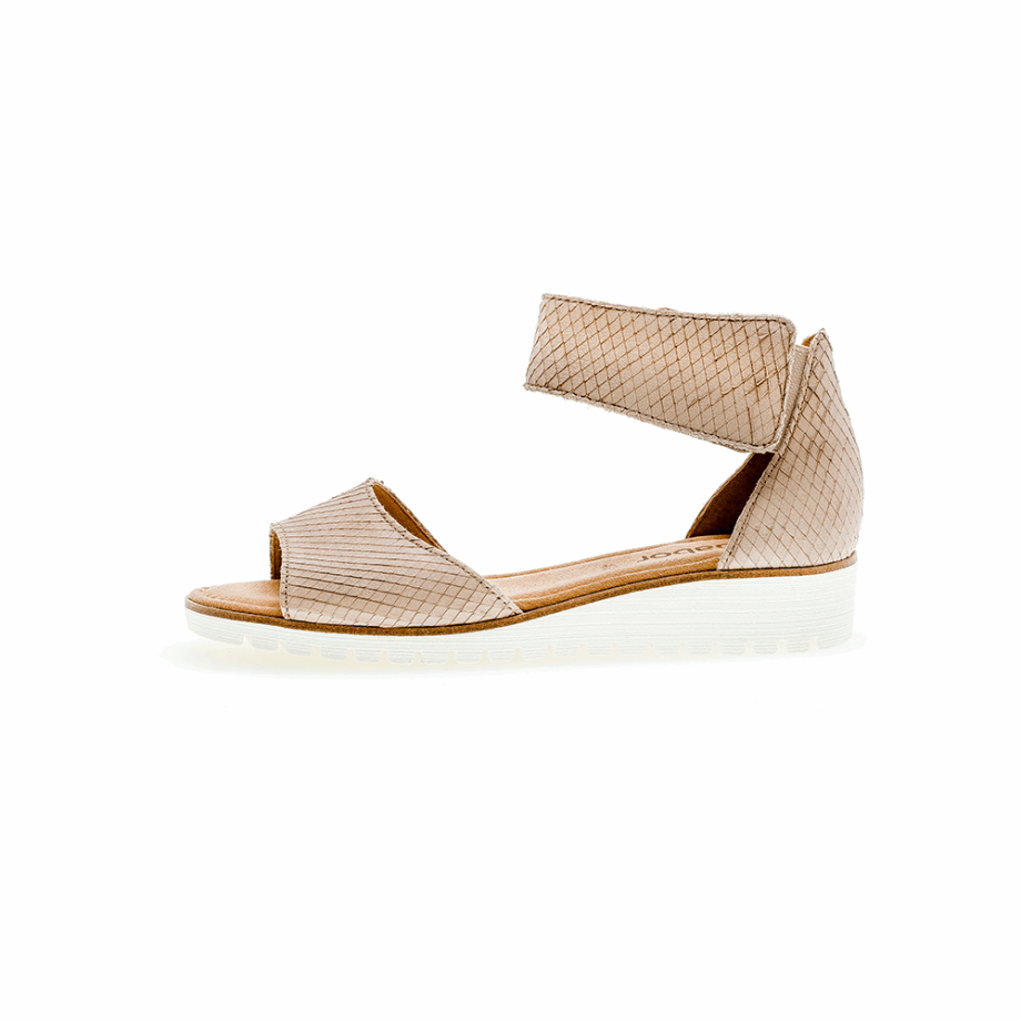 Gabor Beige Anklestrap Sandal