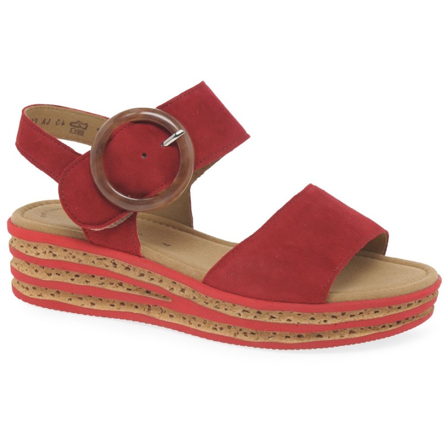Andre Ladies Sandals Gabor Rubin Suede